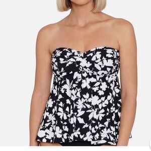 Swim Solutions Flyaway Tankini Top Size 8
